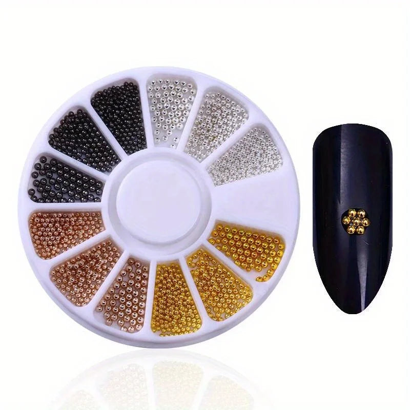 TaoTips Nail Art Rhinestones — Acrylic Crystal Gems for Manicure Decoration