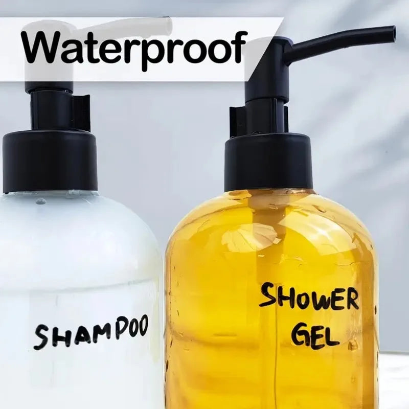 Waterproof Removable Label Stickers — Organizing Labels for Home and Office