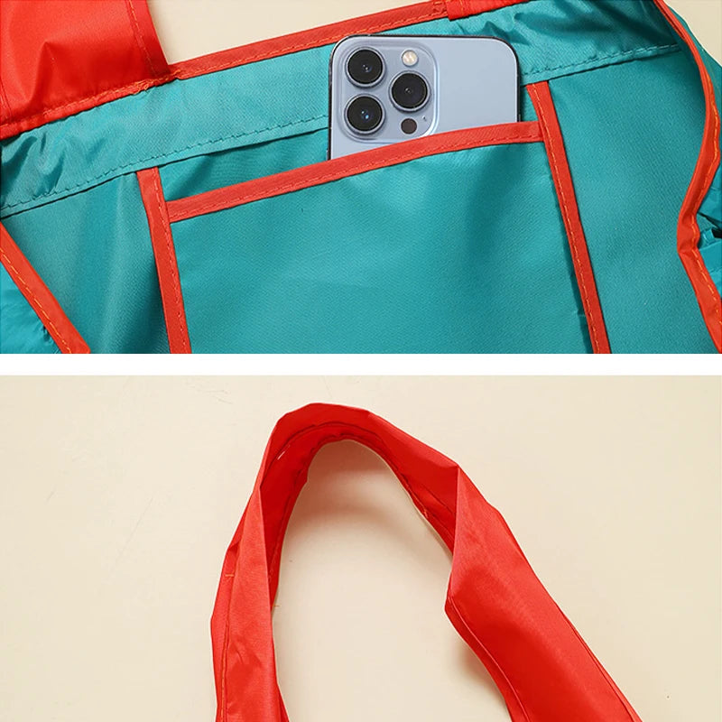 KindFuny Reusable Shopping Bag — Large Capacity Foldable Storage Tote