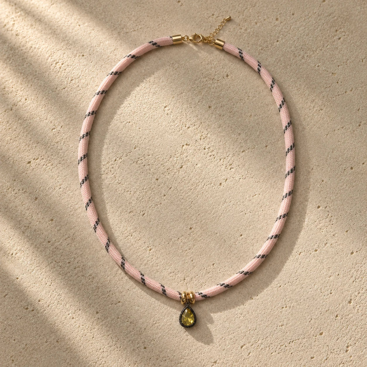 doyours Boho Multilayer Rope Chain Necklace — Gold Plated Zircon Pendant Jewelry