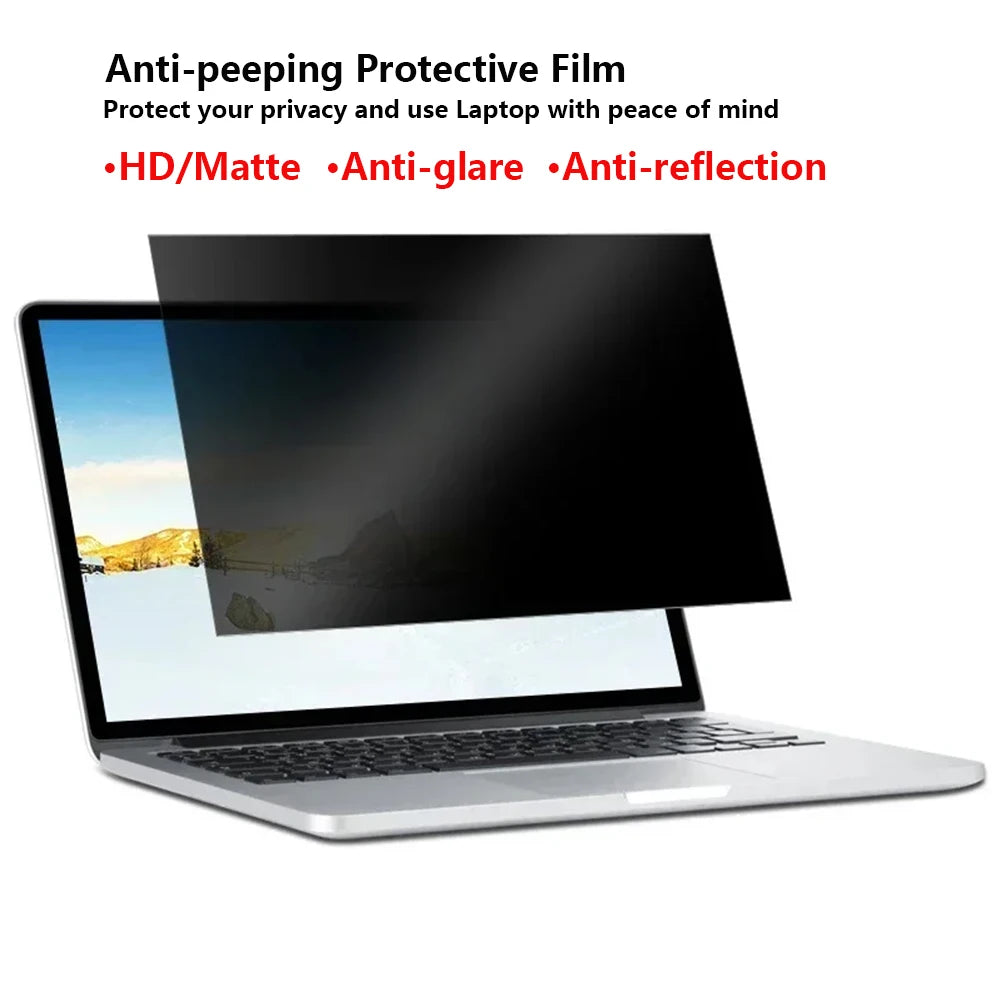 Laptop Privacy Screen Protector — Anti-Glare Matte Anti-Spy Film