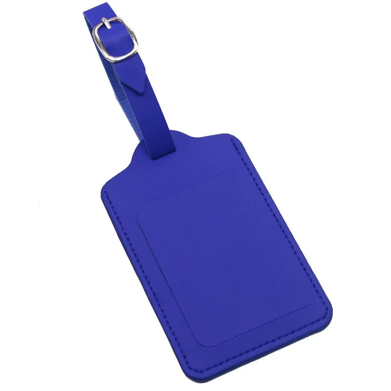 eTya Leather Luggage Tag — Durable Suitcase ID Holder for Travel