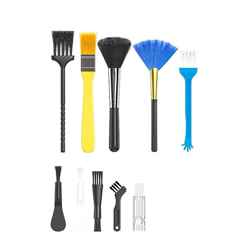 JETTING Professional Computer Cleaning Kit — Multi-Functional 10-Piece Brush Set
