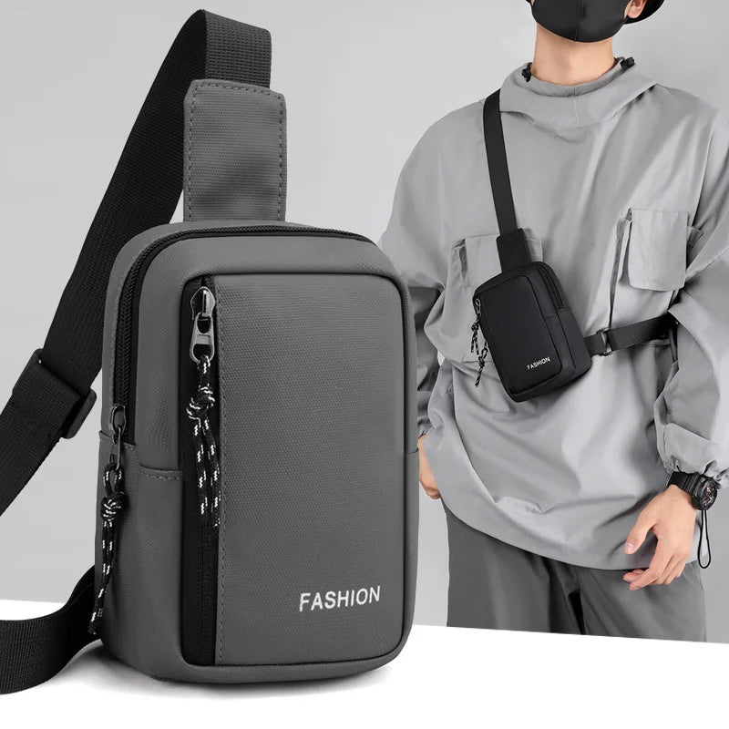 Mini Sling Chest Bag — Waterproof Crossbody Shoulder Bag for Travel
