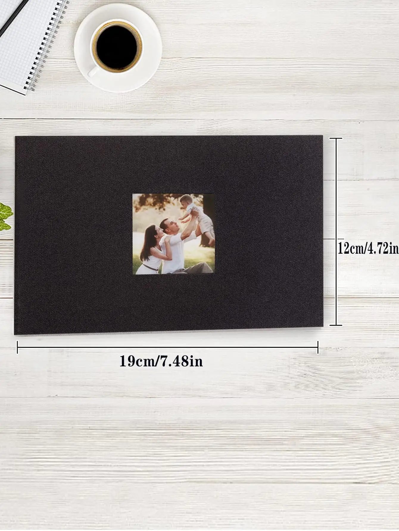 Linen Cover Photo Album — 4x6 Memory Book with 100 Photo Capacity
