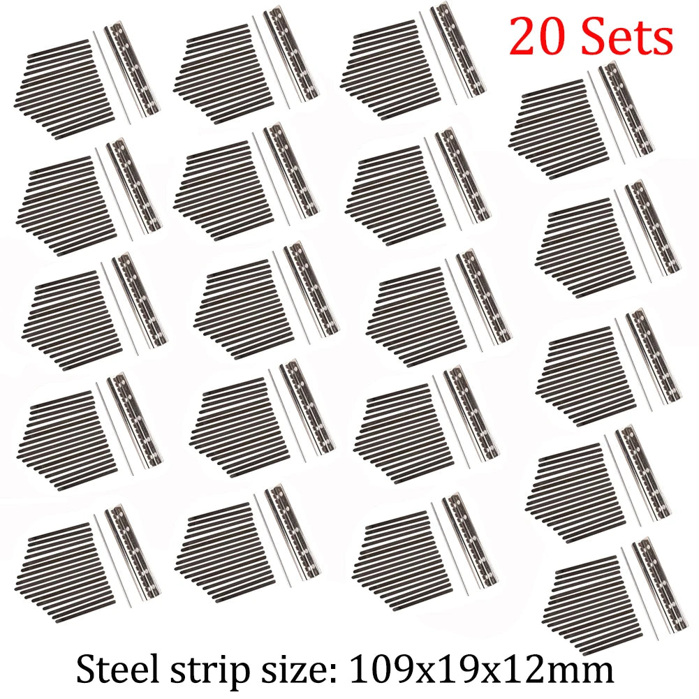 Shunmaii Kalimba Replacement Keys — 17 Key Manganese Steel Tines