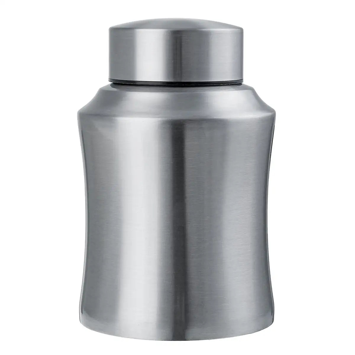Stainless Steel Memorial Urn — Small Pet or Human Cremation Storage Jar