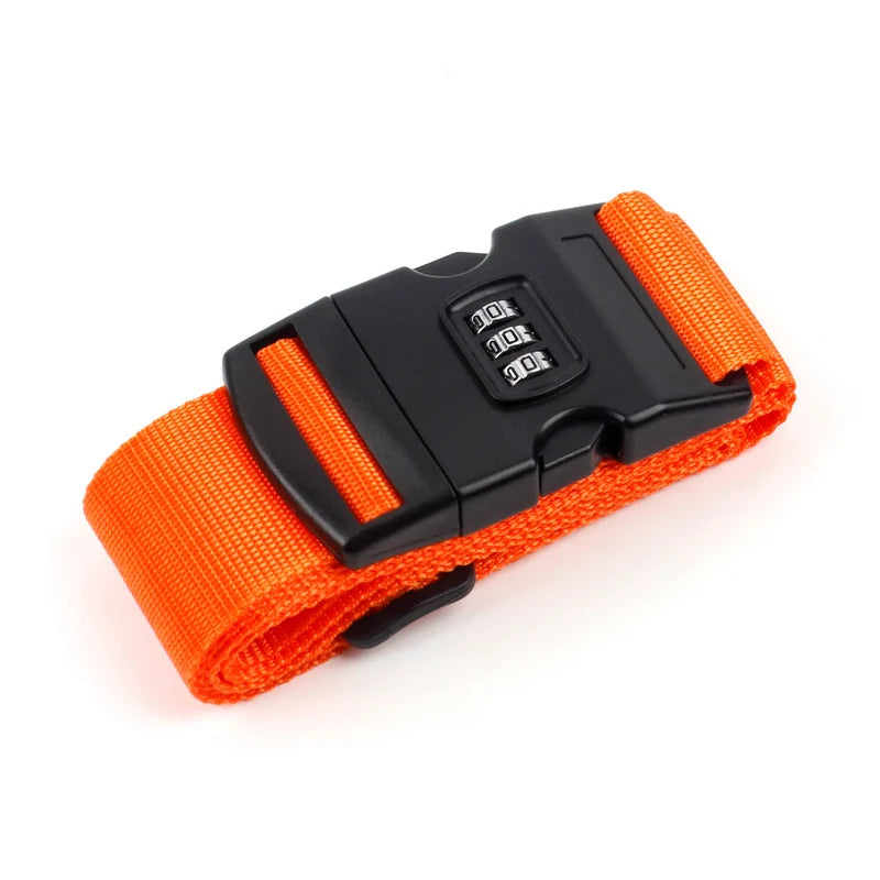LXHYSJ Adjustable Luggage Strap — Secure Travel Packing Belt with Cipher Lock