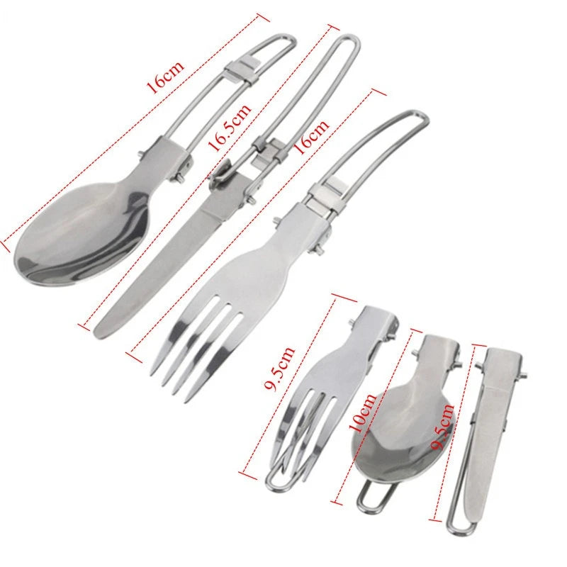 OEING Portable Camping Cookware Set — Lightweight Aluminum Cooking Kit