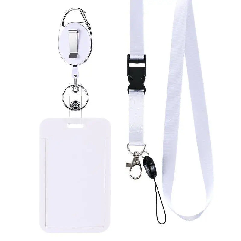 eelhoe Retractable Badge Holder — Durable ID Card Sleeve with Lanyard