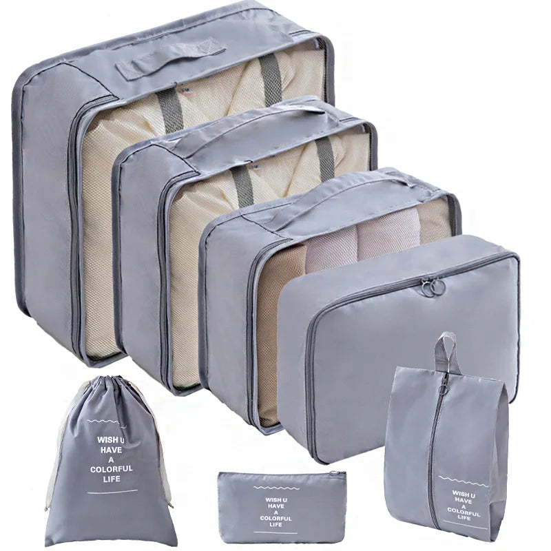 Travel Packing Cube Set — Luggage Organizer Bags for Suitcases