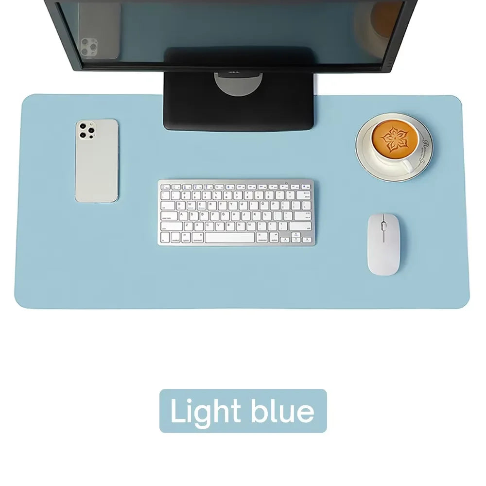 DANYCASE PU Leather Desk Mat — Waterproof Large Mouse Pad & Table Protector