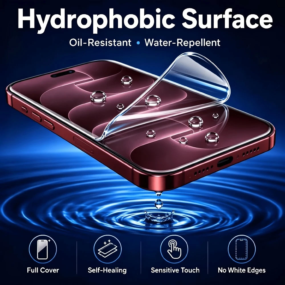 NNBILI Hydrogel Screen Protector — Full Coverage Anti-Scratch Film