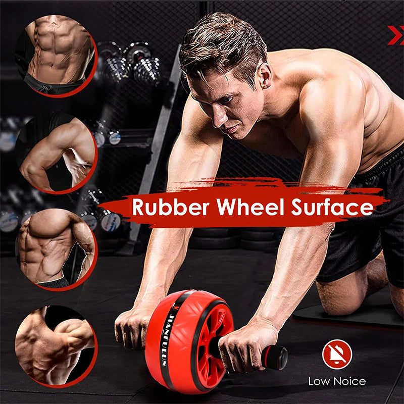 LINGPENG Abdominal Roller — Non-Slip Strength Training Wheel for Home Gym