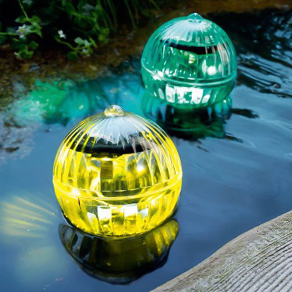 Solar Floating Pool Lights — Waterproof RGB Color Changing LED Lamps