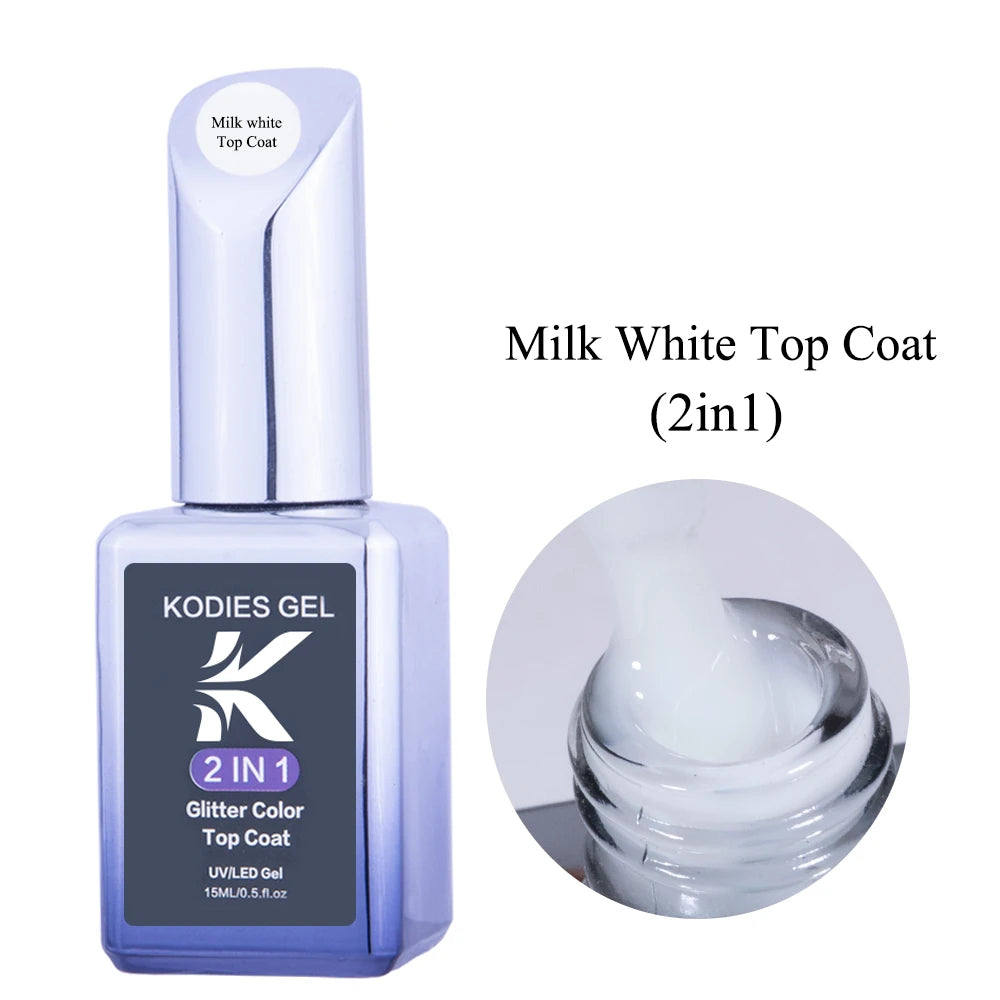 KODIES GEL Super Sticky Base Coat — Strong Semi-Permanent Nail Foundation