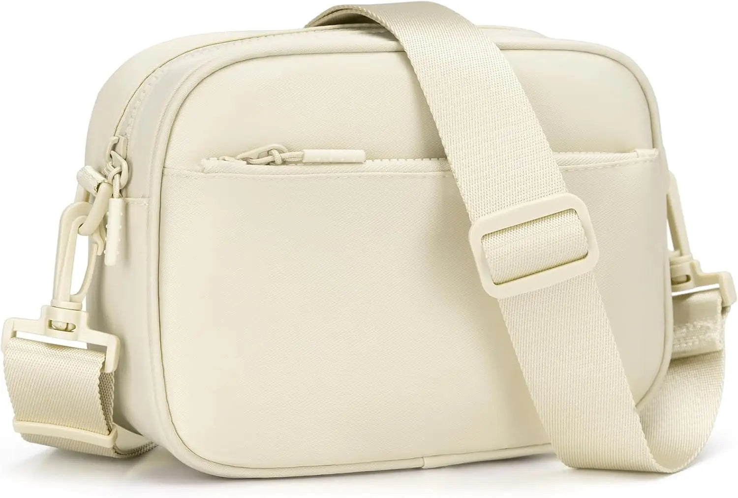 Checkered Crossbody Bag — Trendy Messenger Purse with Wide Strap