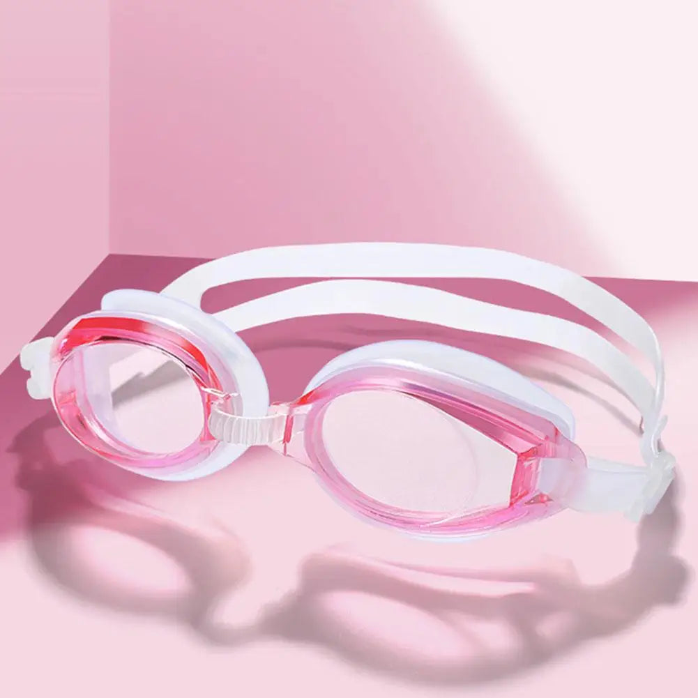 HD Vision Swimming Goggles — Anti-Fog Silicone Eye Cups & Adjustable Strap