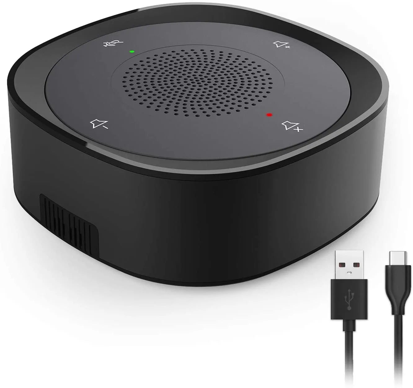 JOUNIVO USB Conference Speaker Microphone — Omnidirectional Wired Mic for Laptops