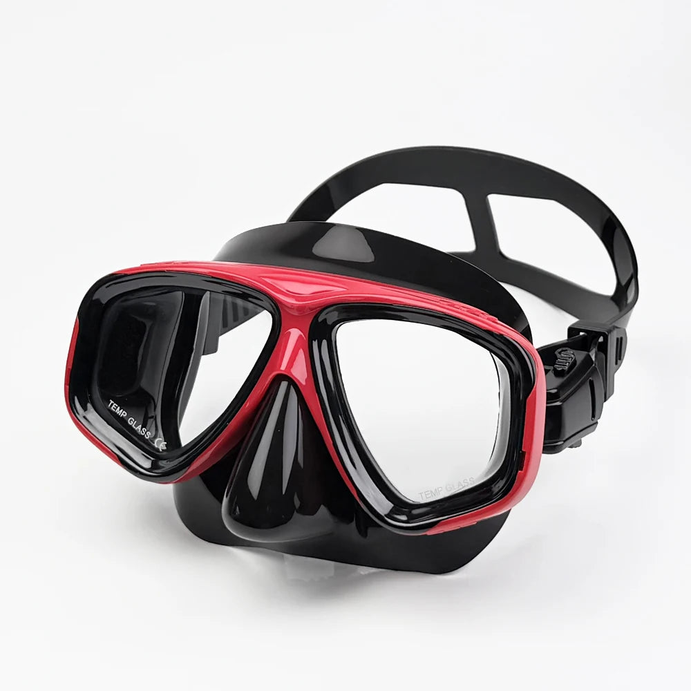 Snorkel Mask Swimming Goggles — Wide View Scuba Diving Gear
