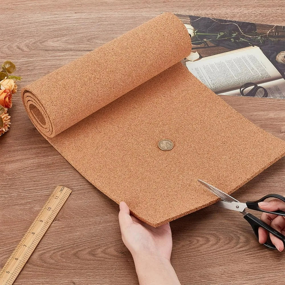 Natural Cork Roll — Versatile Bulletin Board & Insulation Sheet