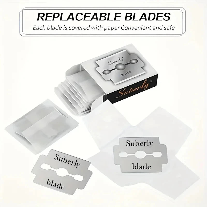 Stainless Steel Safety Razor Blades — Half Single Edge Manual Shaving Tools