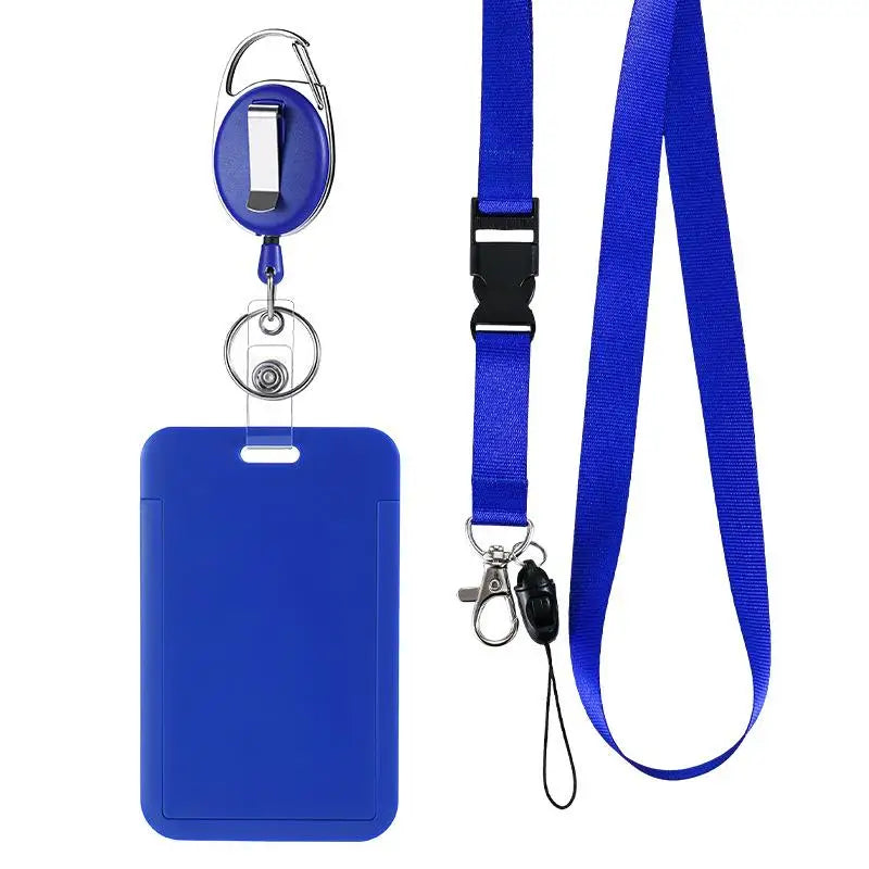 eelhoe Retractable Badge Holder — Durable ID Card Sleeve with Lanyard