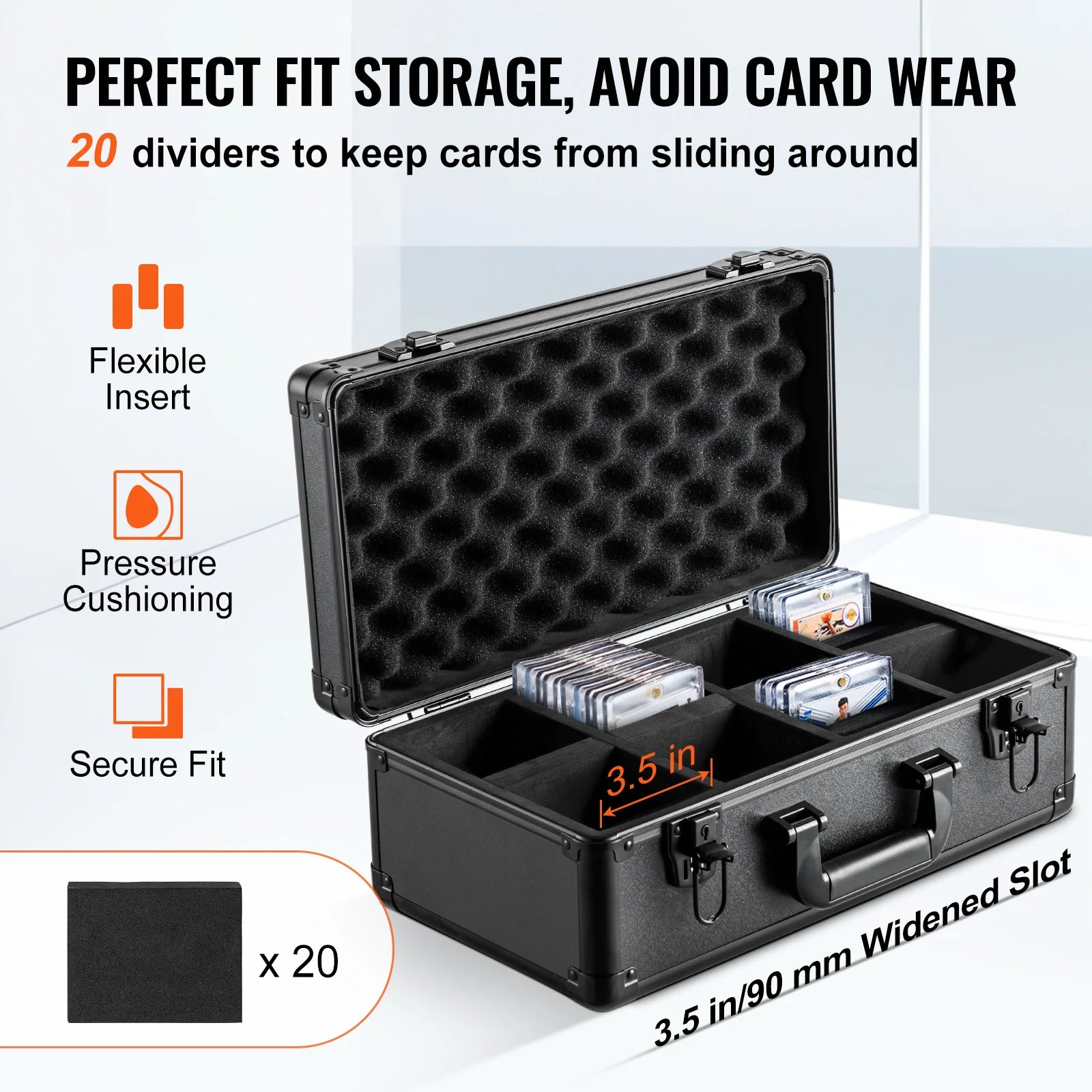 SucceBuy Graded Card Storage Box — Secure Lockable Collector Case