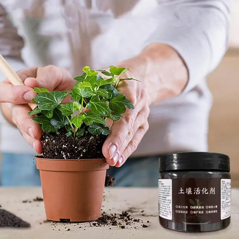 Potassium Fulvicate Soil Activator — Organic Plant Growth Fertilizer