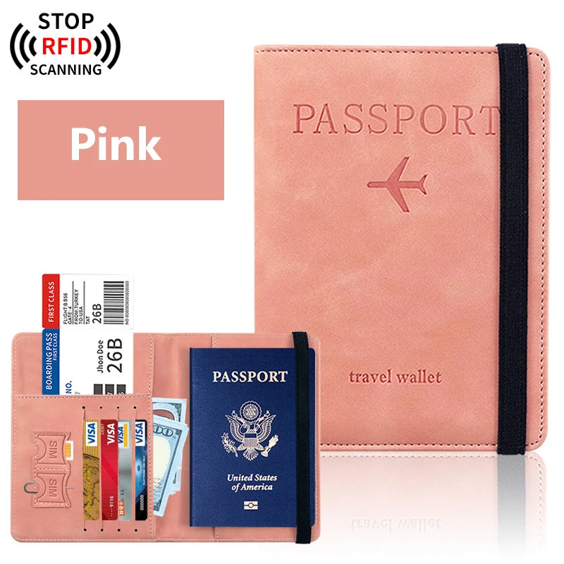 halilulu Passport Holder — RFID Blocking Travel Wallet & Organizer