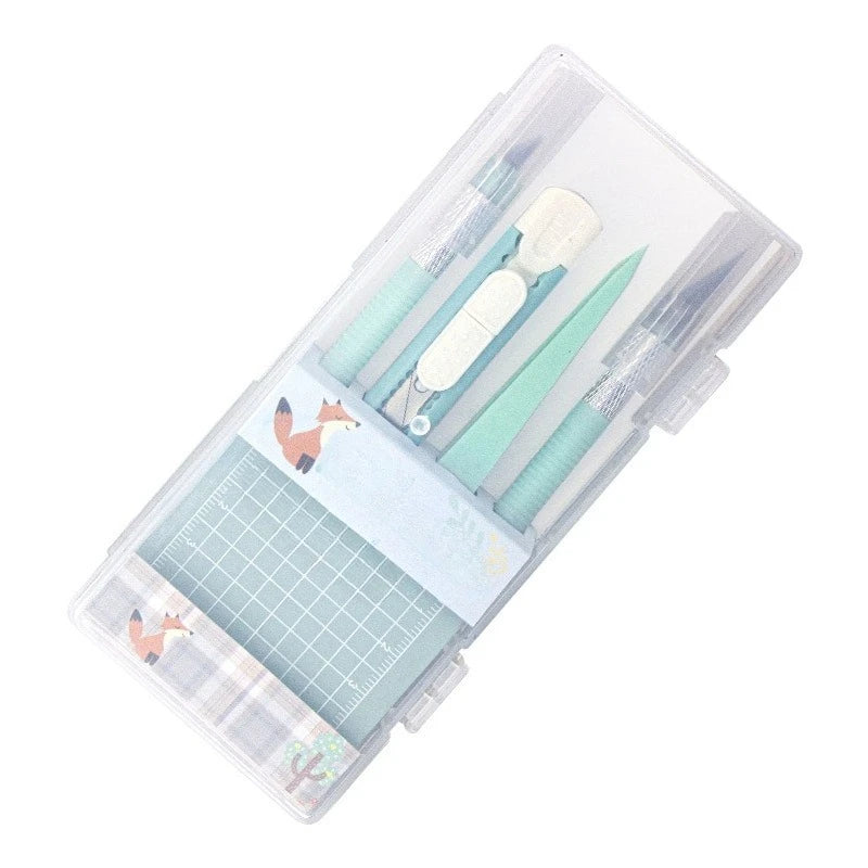 5-Piece Scrapbook Tool Set — Precision Crafting & Carving Kit