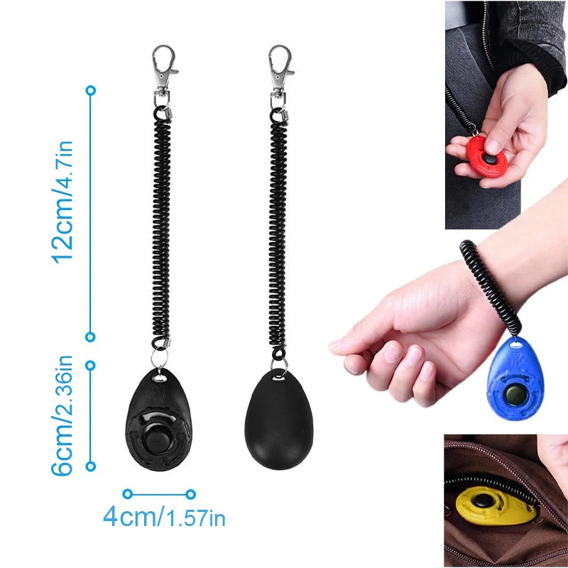 RPXBGUCKARHG Pet Training Clicker — Easy To Use Reward Tool for Dogs and Cats