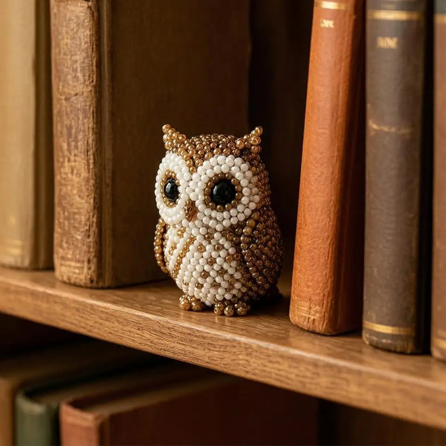 DIY 3D Beaded Animal Craft Kit — Handmade Miniature Art Set for Stress Relief