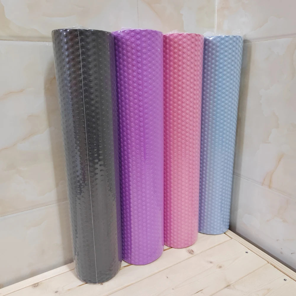 BBSWIM Hexagon Pattern Yoga Roller — Deep Tissue Muscle Massage Tool