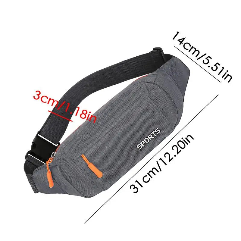 Waterproof Running Waist Pack — Versatile Sports Belt for Travel & Fitness
