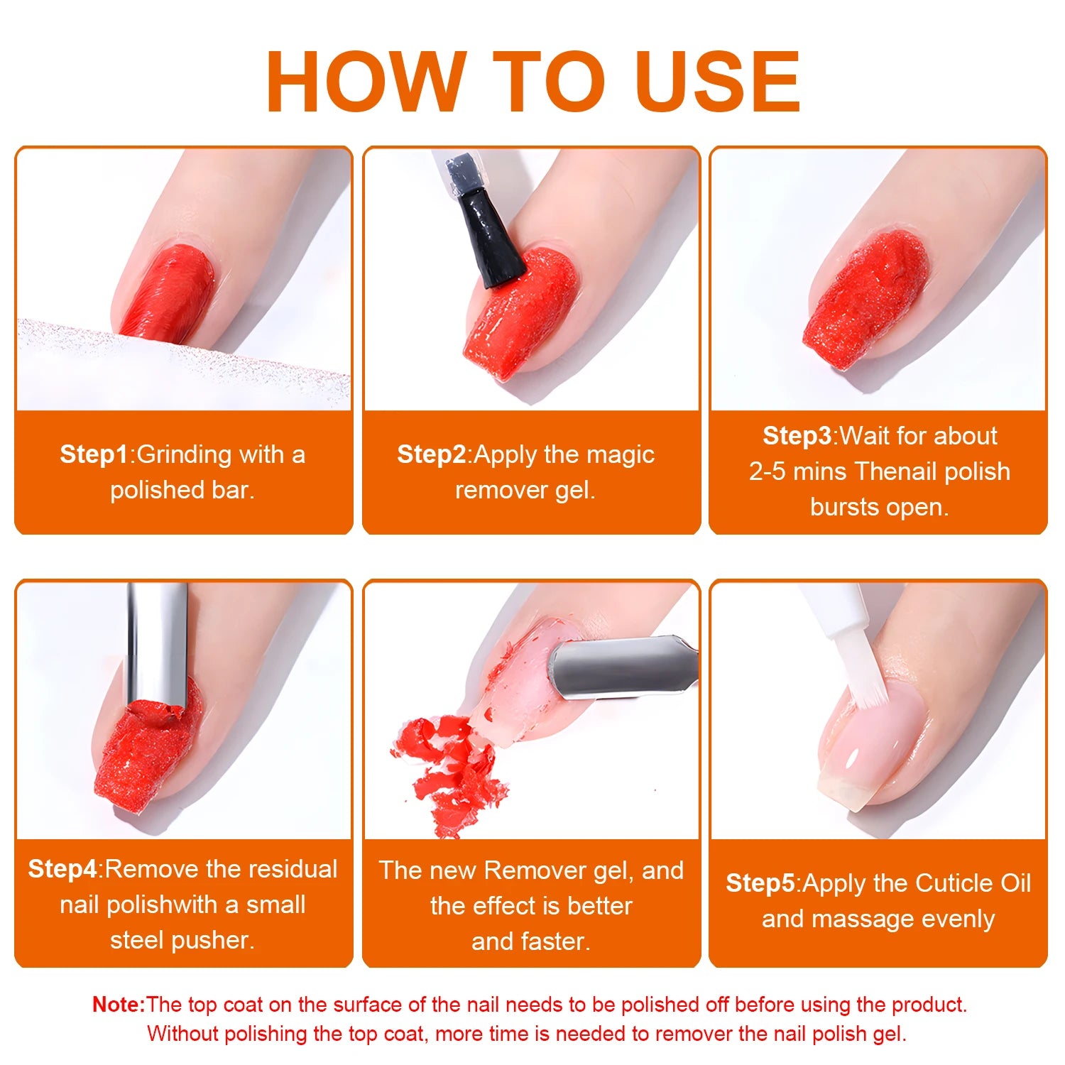 TWOING Gel Polish Remover — Fast Soak-Off Formula, No Wrapping Required