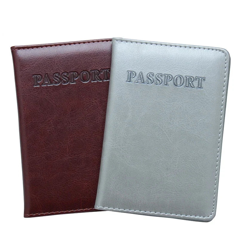 baellerry PU Leather Passport Cover — Travel Wallet with Card Holders