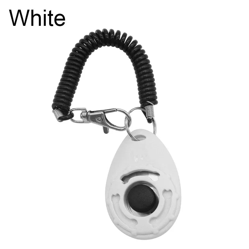 Pet Training Clicker — Ergonomic Reward Tool with Wrist Strap