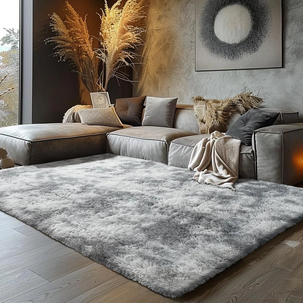 VIKAMA Ultra-Soft Puffy Rug — Plush Floor Mat for Bedroom & Nursery