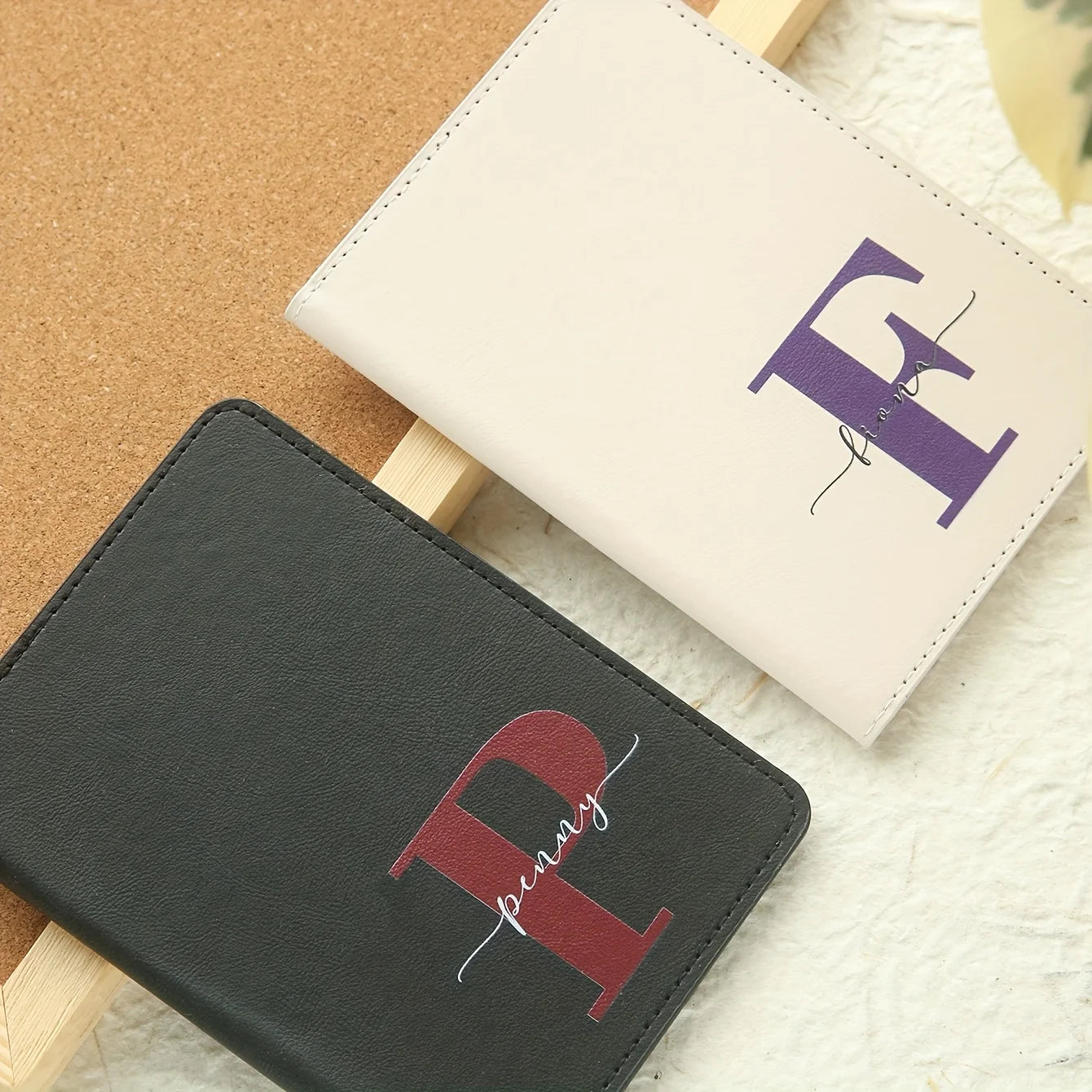 Personalized Passport Cover — Custom Monogram Travel Accessory