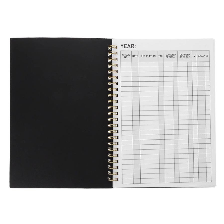 Accounting Ledger Book — Spiral Bound Expense Tracker & Finance Log