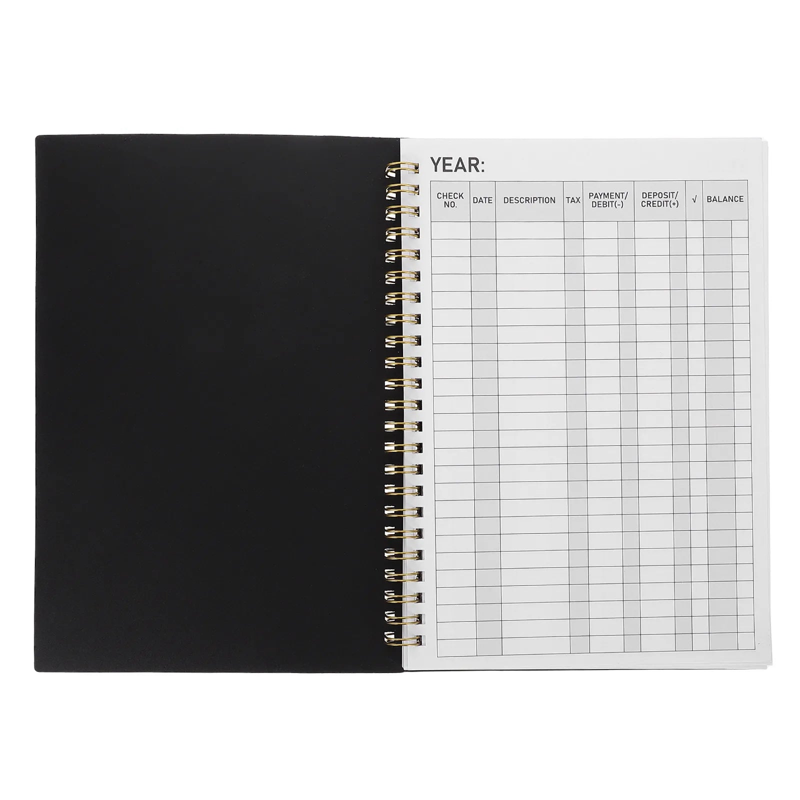 Accounting Ledger Book — Spiral Bound Expense Tracker & Finance Log