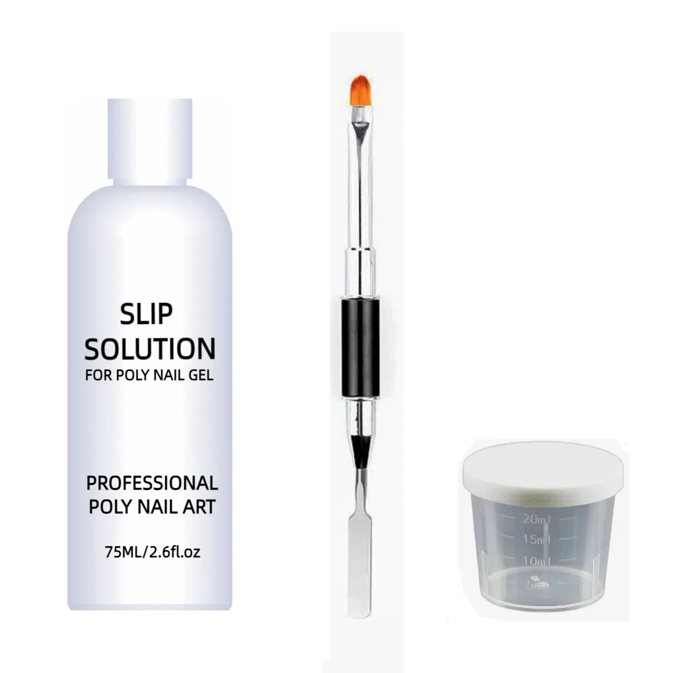Poly Gel Slip Solution Set — Professional Manicure Extension Kit
