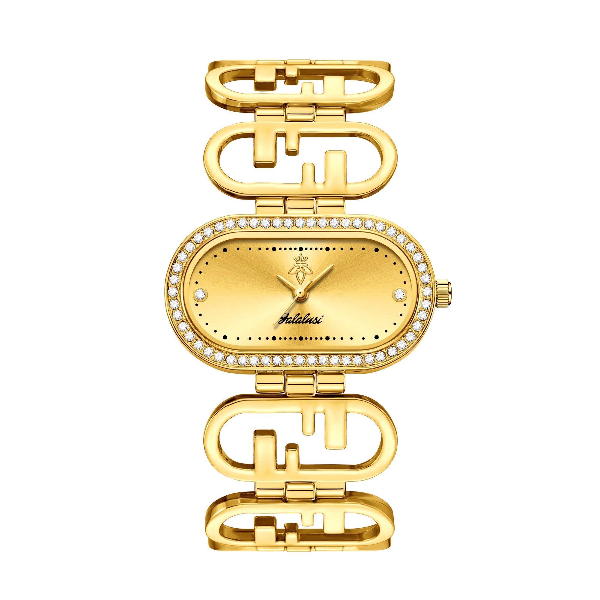 YaLaLuSi Women's Quartz Watch — Elegant Oval Bracelet Timepiece