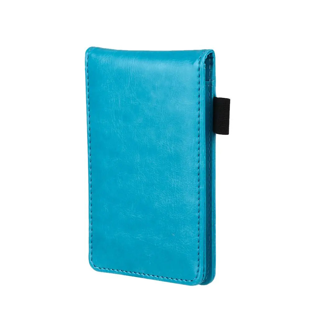 Leather Mini Pocket Notebook — Compact A7 Planner for Daily Memos