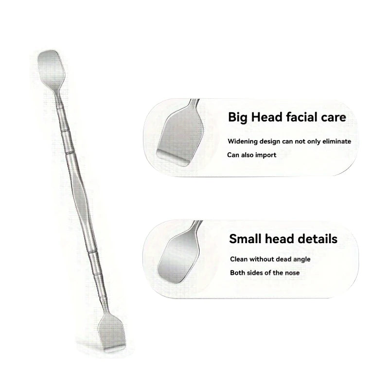 Double-Ended Blackhead Remover — Facial Pore Cleanser and Skin Exfoliator