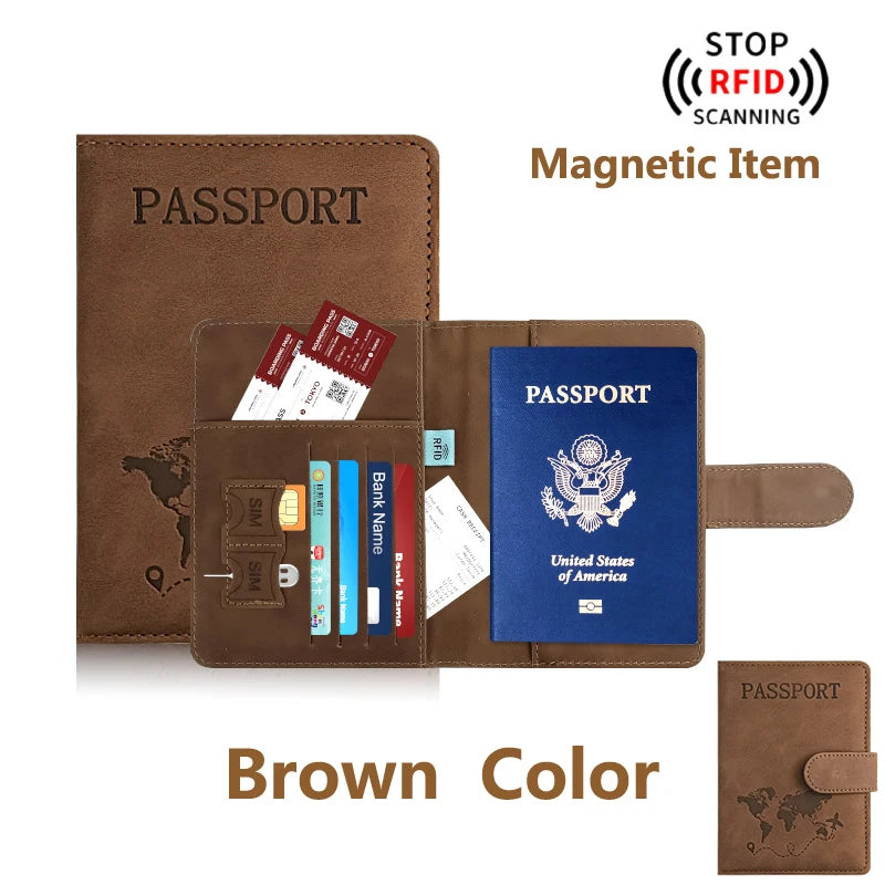 halilulu Passport Holder — RFID Blocking Travel Wallet & Organizer