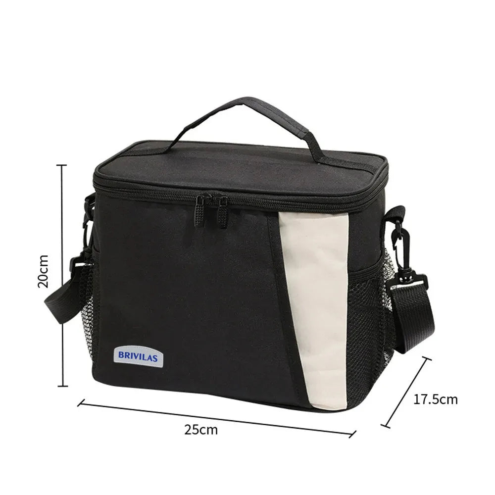 TRISJEM Insulated Lunch Bag — Large Reusable Meal Carrier with Shoulder Strap