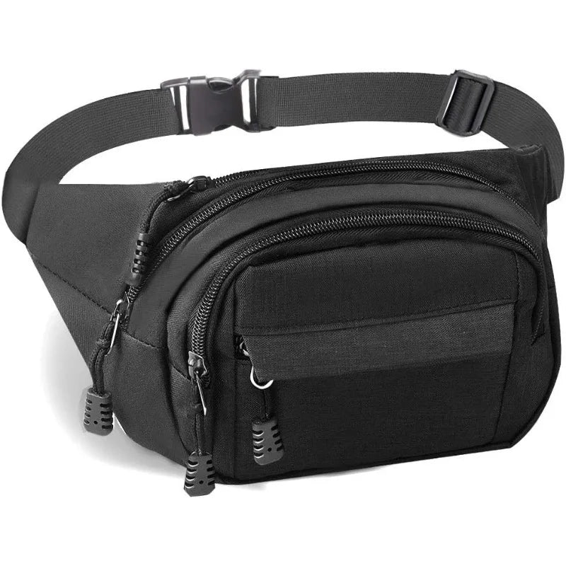 Waterproof Waist Fanny Pack — Adjustable Sport Belt for Outdoor Travel