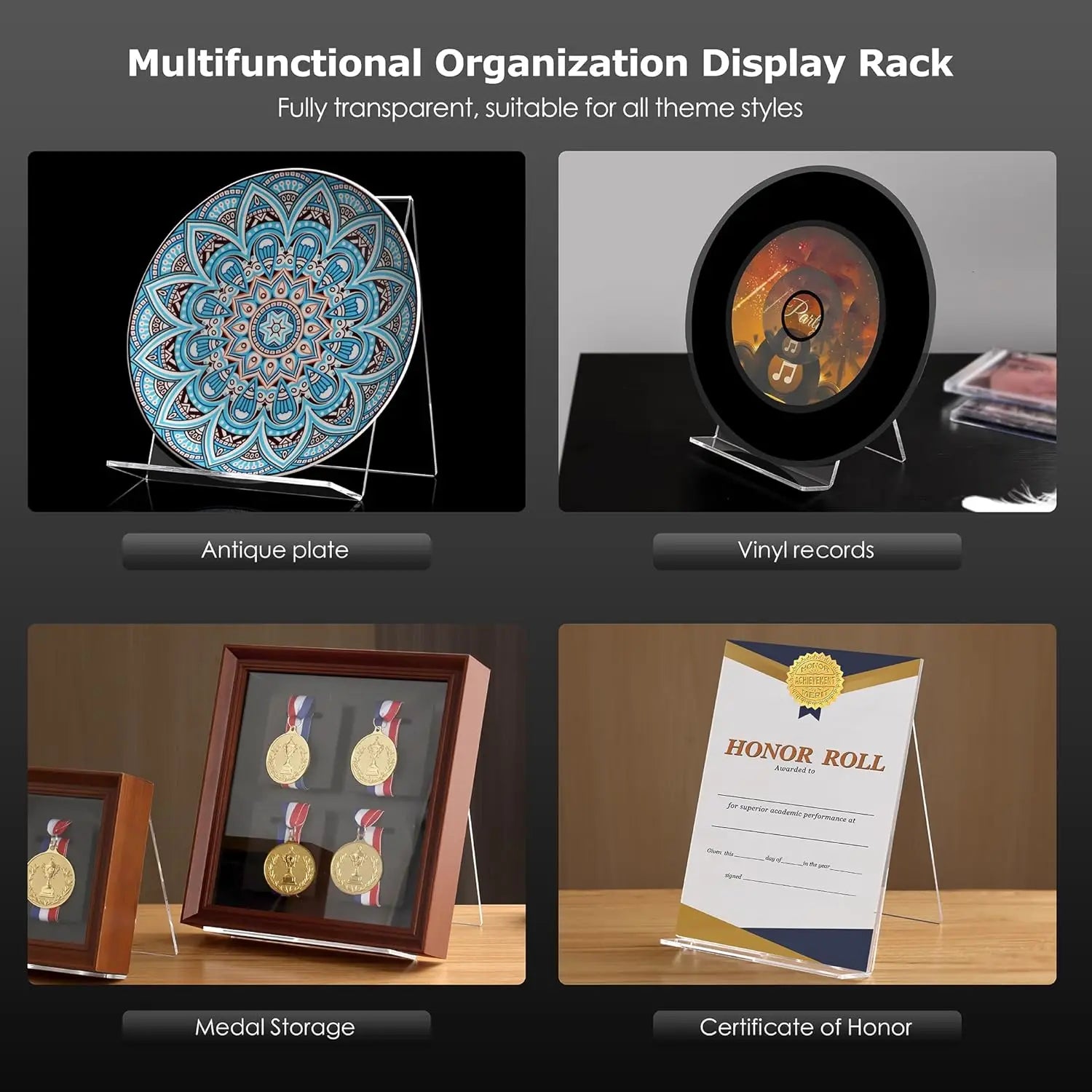 Acrylic Easel Display Stands — Versatile Support for Books, Tablets, and Art
